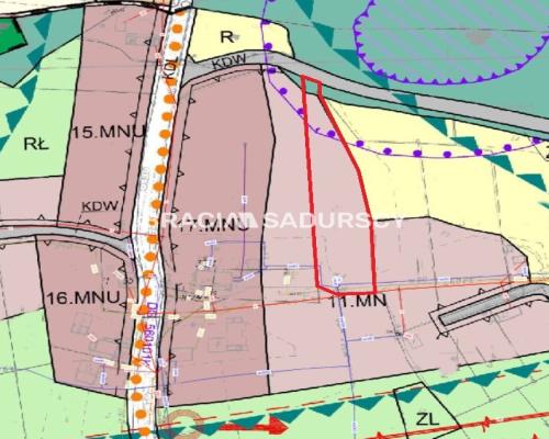 Działka budowlana w Winiarach k/Dobczyc