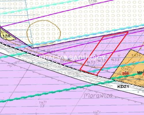 Działka produkcyjno – usługowa w Morawicy