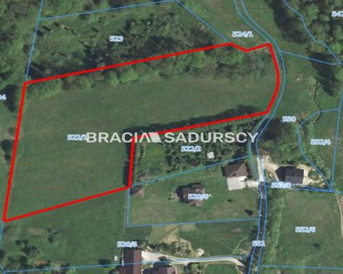 Widokowa działka budowlana w Głogoczowie