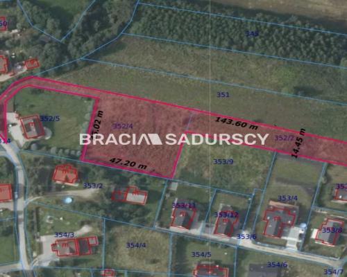 Działka budowlana, Chorowice, Mogilany