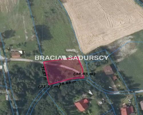 GRAJ&Oacute;W, GMINA WIELICZKA, DZIAŁKA BUDOWLANA O POW. 1145 m 2 .  
 
Widokowa działka budowlana w zacisznym spokojnym miejsc