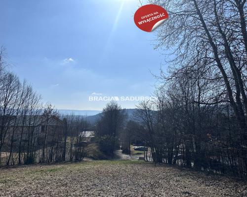 Pcim - Przepiękna widokowa działka budowlana 14 ar