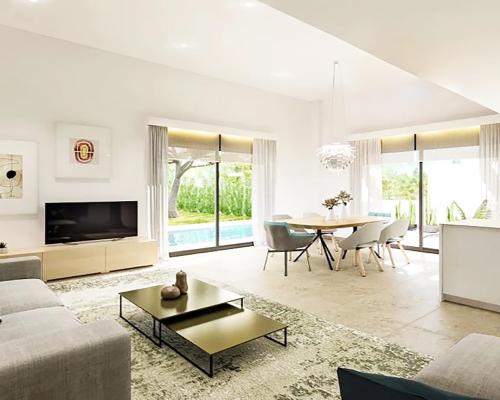 Luksusowy dom z widokiem na morze w Sierra Cortina