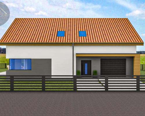 DOMY WOLNOSTOJĄCE W LUTOMI DOLNEJ/ 157M2/5 POKOI