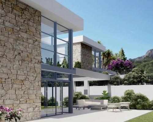 Doskonała willa z widokiem na góry w Polop