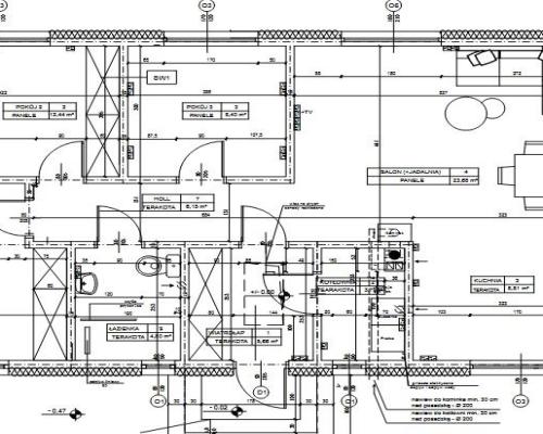 Energooszczędne domy wolnostojące/ 104m2/ Mielęcin