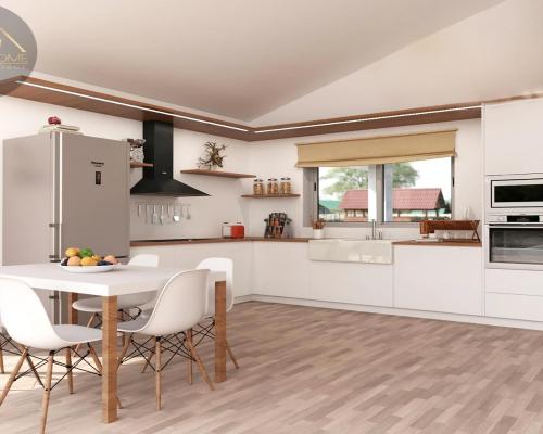 Wiejski dom w malowniczym otoczeniu