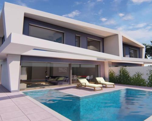 WILLA W ZABUDOWIE BLIŹNIACZEJ W GRAN ALACANTE