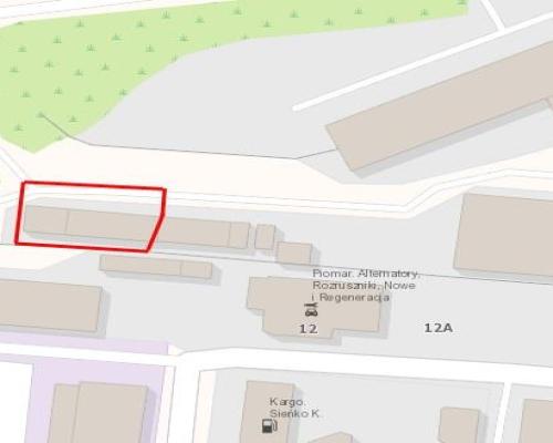 Działka z 9 garażami