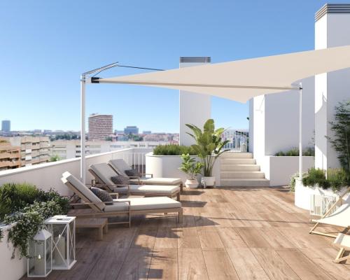 Apartamenty z basenem na dachu