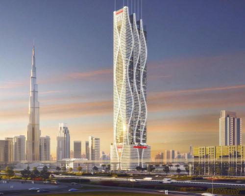 Apartament z basenem, 72 piętro widok Burj Khalifa