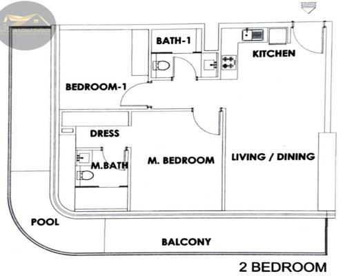 Apartament z basenem, 72 piętro widok Burj Khalifa