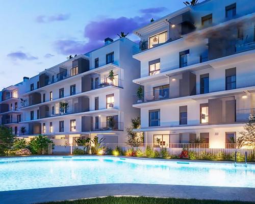 Gotowy penthouse 500 m od plaży w miasteczku Dénia