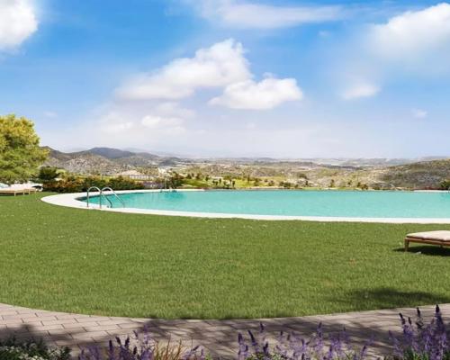 Apartament w malowniczym otoczeniu pola golfowego