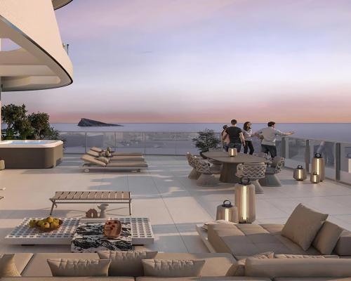 Apartament z widokiem na morze w Benidormie