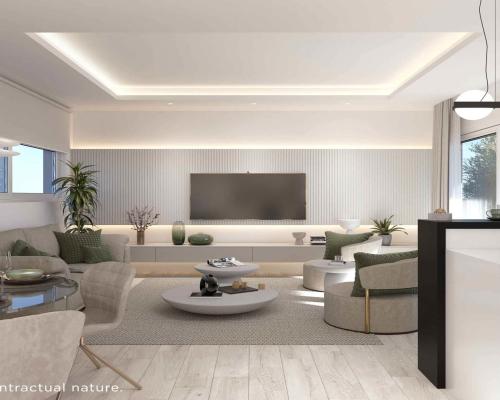 Apartament z dużym tarasem 800 m od plaży