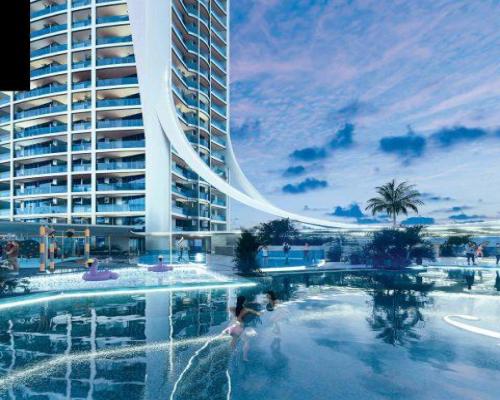 Apartamenty FASHIONZ RESIDENCES - taras z basenem