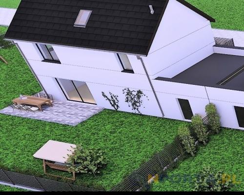 Luksusowy dom z piętrem i użytkowym poddaszem – 110 m² elegancji i nowoczesnego komfortu