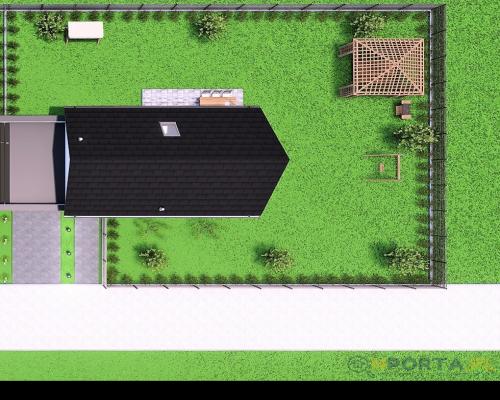 Luksusowy dom z piętrem i użytkowym poddaszem – 110 m² elegancji i nowoczesnego komfortu