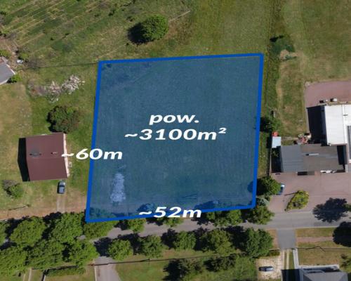 Lindów | Szeroka działka budowlana