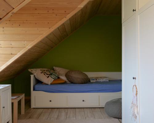 Kłobuck, ul. Leśna | Dom z bali w Kłobucku