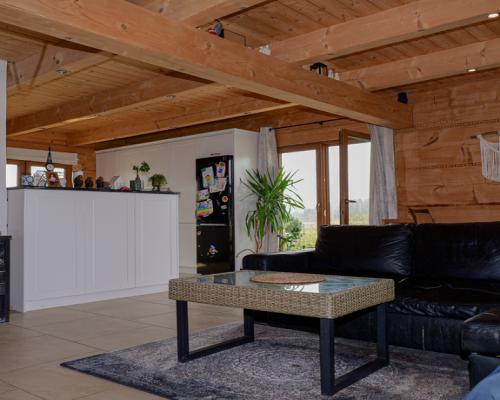 Kłobuck, ul. Leśna | Dom z bali w Kłobucku