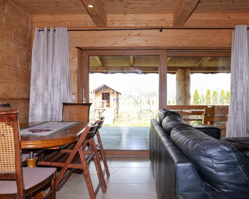 Kłobuck, ul. Leśna | Dom z bali w Kłobucku