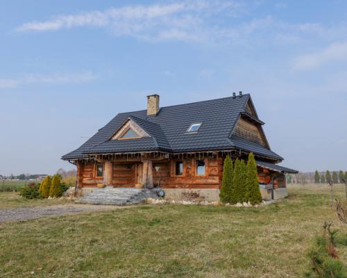 Kłobuck, ul. Leśna | Dom z bali w Kłobucku