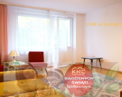 Mieszkanie 62,2 m2, 3 pokoje, LSM