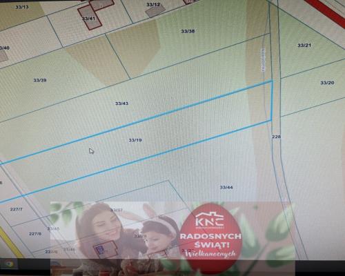 Działka budowlana w Wysokim Kole gm. Gniewoszów.