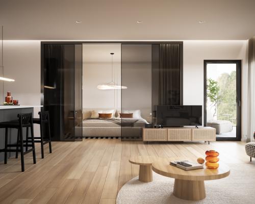 Popów | Nowe mieszkanie | 3 pokoje | ogródek