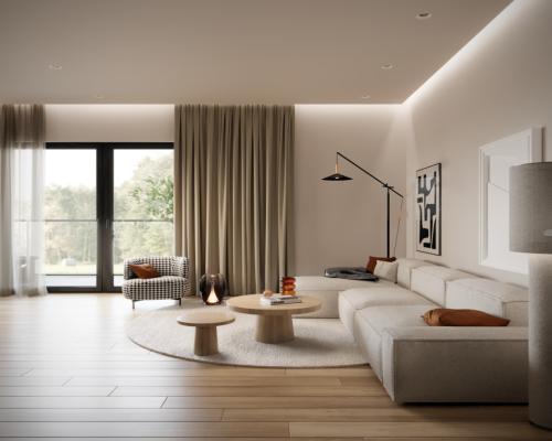 Popów | Nowe mieszkanie | 3 pokoje | ogródek