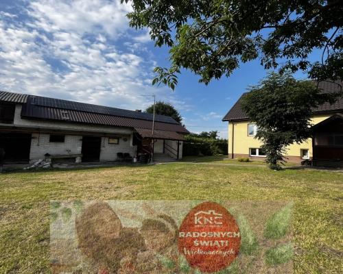 Bielsko- dom z działką, stawem i zabudowaniami