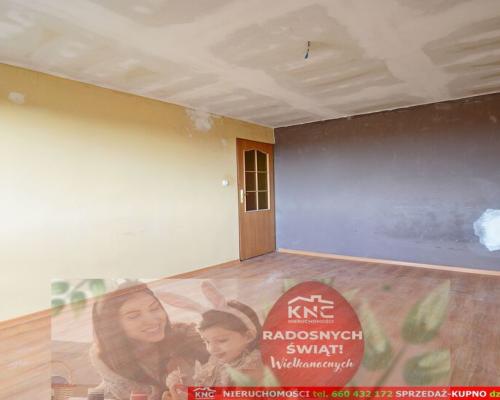 Blisko Nałęczowa, 3 pokoje z garażem i działką.