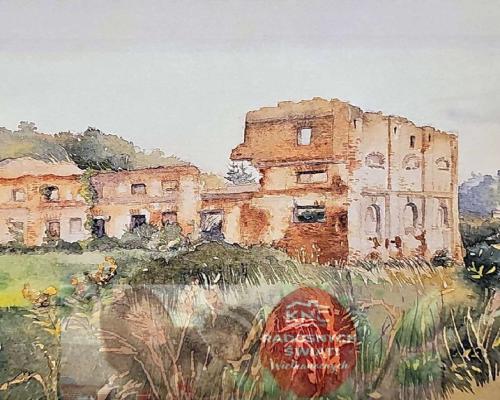 Działka 35 ha z ruinami papierni w Celejowie.