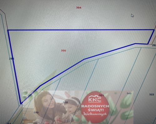 Działka o  pow. 1,63 ha w Karolowie gm. Chotcza.