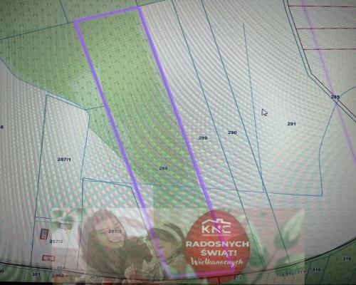 Działka o pow. 2,08 ha w m. Kawęczyn gm. Ciepielów