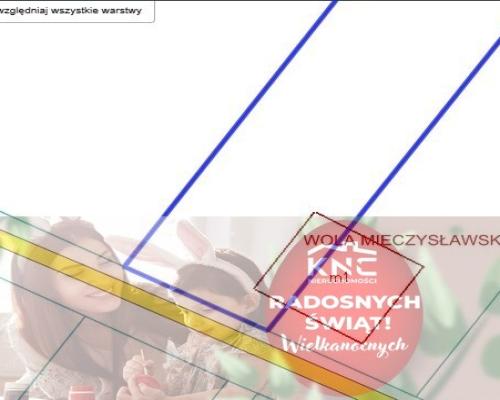 Działka rolno budowlana  1,1 ha Wola Mieczysławska