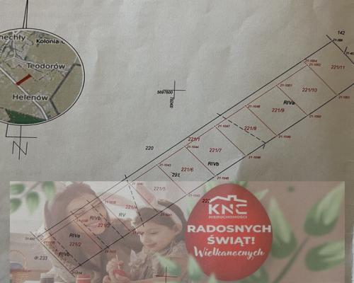 Działka z WZ w Helenowie/Policzna 16 km od Puław