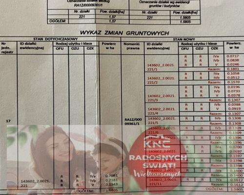 Działka z WZ w Helenowie/Policzna 16 km od Puław