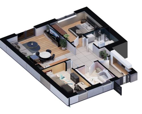 Działoszyn | Mieszkanie deweloperskie z ogródkiem