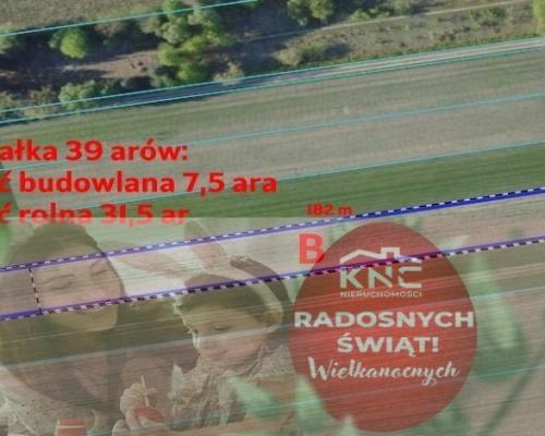 Działka budowlana 39a Lisów g. Lubartów (sieć-gaz)