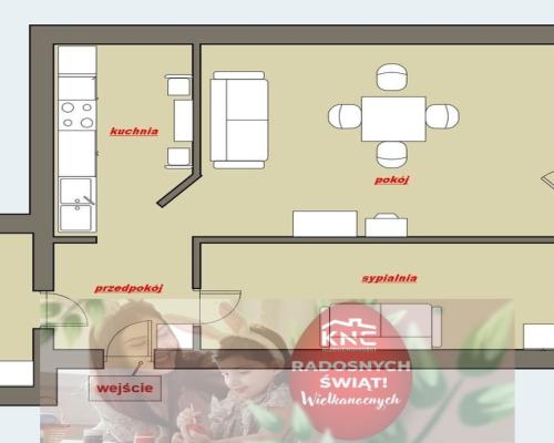 Przytulne 2 pokojowe, niski czynsz, dla singla/ki.