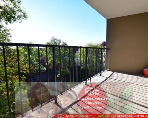 Mieszkanie 3 pokoje z pięknym balkonem, d. zieleni