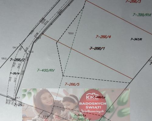 Działka budowla 3117 m2 w Kowali gm. Puławy.