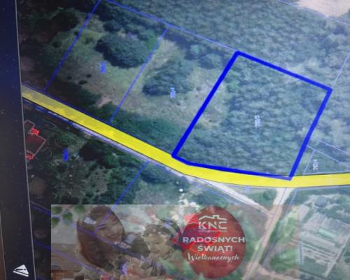 Działka budowla 3117 m2 w Kowali gm. Puławy.