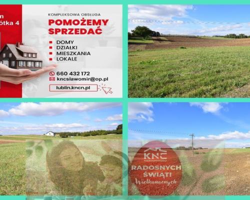 5 działek budowlanych blisko Lublina, wydane WZ.