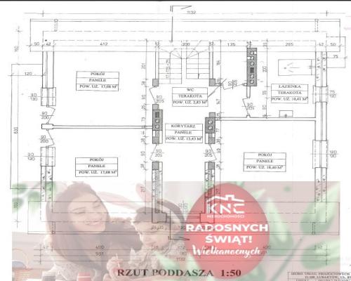 Dom stan surowym wszystkie media Lisów g. Lubartów