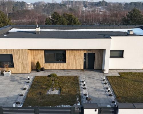 Częstochowa ul.Mirowska | Nowoczesny parterowy dom