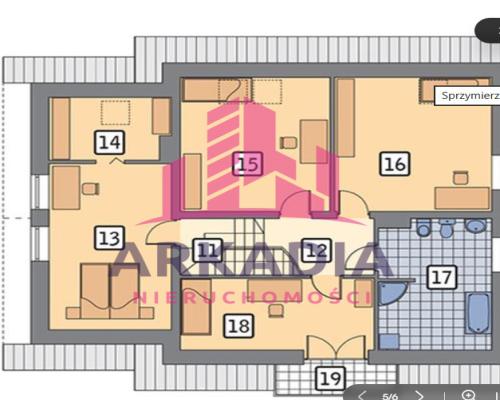 Dom  w stanie surowym zamkniętym, okolice Bielawy